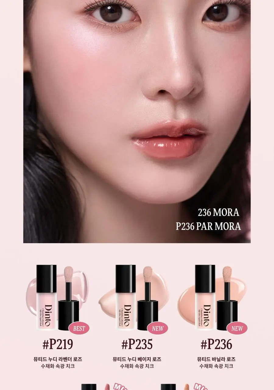 [리퀴드치크 본품증정] 딘토 블러글로이 립틴트 36종 (단품/기획) 상세페이지 13